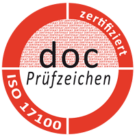 docConsult Prüfzeichen ISO-17100